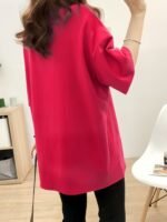 Trendy American Retro Short-Sleeve T-Shirt For Women, Summer 2024 New Design, Niche Korean-Style Half-Sleeve Top. - Image 7