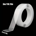 1Pc Ultra-Strong Double-Sided Nano Tape, 1-5M Clear & Removable, Waterproof Pet Adhesive - Heavy-Duty, Extra Strong Sticky Strip For Home & Office Use - Image 4