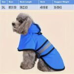 Pet Raincoat, Adjustable Dog Raincoat, Thin And Suitable For All Seasons, With Excellent Waterproof Performance. Available In 3 Colors: Yellow, Blue And Red. Complete Sizes: Xs, S, M, L, Xl, 2Xl, 3Xl, 4Xl. Suitable For All Dog Breeds. - Image 26