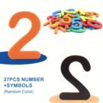Moodon Educational Magnetic Stickers For Kids - Letter Number Refrigerator Magnets For Learning Toys & Kids Toys - Christmas, Halloween Gifts For Kids For Winter - Image 3