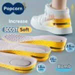 1 Pair Insol Nafu Comfort Height Increase Insoles - Air Cushion Shock Absorption, Breathable & Odor-Resistant, 3 Sizes (1.5Cm, 2.5Cm, 3.5Cm), Tpu Material For Men & Women, Perfect Fit For All-Day Comfort - Image 2