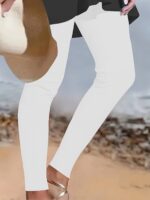 High Waist Plus Size Active Yoga Leggings For Women - Long-Length Tights For Casual Wear - Image 3