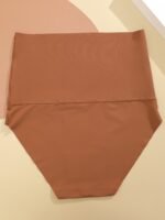 Solid Color High-Waisted Panties, Seamless Daily Comfort Briefs - Image 10