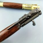 Wooden Ballpoint Pen With Bolt, Creative Stress Reducing Switch Pen, Tactical Pen, Solid Wood Metal High-End Pen, Interesting Writing Tool, Gift Holiday Gift, School Business Gift - Image 4