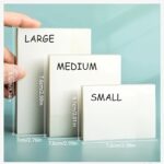 150Pcs Waterproof Transparent Sticky Notes | Self-Adhesive, Reusable Memo Pads In Various Sizes (Square/Rectangle) | Ideal For School & Office Organization, Note Pads - Image 2