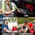 Complete First Aid Kit For Home, Car, Camping & Hiking - Includes Scissors And Tweezers | Portable & Durable | Multi-Purpose Outdoor Use | Red, Camping Essentials, Emergency Preparedness, Compact Design, Lightweight Kit, Sturdy Construction, Highquality Materials, Survival Gear, Home Safety, Outdoor Enthusiasts, First Aid Kit Fully Stocked, First Aid Kit For Salon, First Aid Kit, First Aid Kit, First Aid Kit Accessory, Emergency Pouch, Camping Supplies, Emergency Kit, Medicine - Image 2