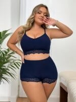 One-Piece Sexy Seamless Bra And American-Style S Underwear Set - Image 8