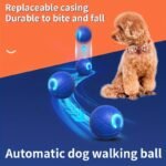 New Pet Toy: Bouncing Ball For Dogs, Self-Entertaining And Boredom-Relieving Dog Toy, Large Interactive Dog Ball, Ball Launcher For Small Dogs, Small Dog Ball With Straps, Interactive Balls For Dogs, Electronic Dog Ball, Fetch Game, Playful Design, Fun Pet Accessory, Longlasting Plaything, Sturdy Construction, Active Pets, Small Breed Dogs