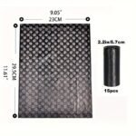 150 Pcs/10 Rolls Thick Leak-Proof Dog Poop Bags, Suitable For Outdoor Walks, Available In Black And Green Colors - Image 2