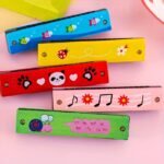 1Pc Of Wooden Painted Toy Musical Instrument, 16-Hole Harmonica, Toy Gift (Random Color) For Halloween And Christmas Gifts 755779944 - Image 8