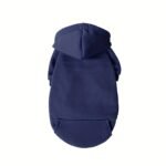 Cozy Dog & Cat Hooded Sweatshirts - Stylish Pullover Jackets For Small To Medium Pets, Polyester, All-Season Winter Wear, Available In Red, Pink, Brown, Orange, Gray, And Navy Blue, Pet Winter Clothing | Stylish Pet Apparel | Durable Pet Gear - Image 13