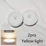 1Pc/2Pcs 8Led Night Light, Motion Sensor Night Light - Ultra-Sensitive Pir Detection For Instant On/Off - Energy Efficient, From Dusk To Dawn - Perfect For Bathrooms, Bedside Tables, Stairs, Hallways, Cabinets - Hassle-Free Installation - Image 7