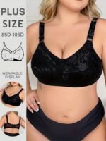 Plus Size Floral Print Seamless Comfortable Breathable Underwear - Image 2