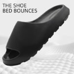 Unisex,, Lawensui Ultra-Soft Eva Slides For Men - Comfortable, Non-Slip, Quick-Dry, Solid Green, 3.5Cm Thick Sole Casual Summer Slippers, Hand Washable, Slip-Resistant Footwear|Minimalist Slipper Design|Ergonomic Slipper Design, Suitable For Women - Image 8
