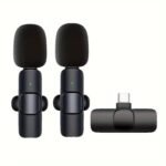 Wireless Lavalier Microphone With Omnidirectional Recording - Usb-C Charging, Lithium Battery, Perfect For Smartphones, Tablets, Cameras, Interviews, Podcasts & Vlogs, Video Chatting | Modern Recording | Rechargeable Battery - Image 5