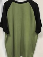 Everyday Women'S Y2K T-Shirt - Colour Blocked Sleeves, Round Neck, Short Sleeves, Polyester Blend Fabric, "215.9Cm Letters And Numbers Printed On The Same Pattern As Tuso, Four Seasons Jersey Fabric, Machine Washable. - Image 3