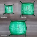 Waterproof Gardening Mat For Soil Changing ? Durable, Thick Plastic, Ideal For Succulents, Flowers, And Vegetable Gardening, 32X32Cm Green Circular Mat With Handles, Garden Maintenance | Circular Gardening Mat | Durable Plastic - Image 2