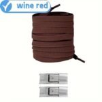 1 Pair Easy-Install Elastic Flat Shoelaces With Metal Buckles - No-Tie, Lightweight & Durable Polyester Blend - Ideal For Sneakers, Hiking & Casual Shoes - Handwashable, Shoe Accessories - Image 15