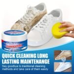 All-In-One Gel Sneaker Cleaner With Sodium Bicarbonate, Quick Cleaning Degreaser For Shoes, No-Wash Stain & Oxidation Remover, Multi-Functional Cleaning Paste - Fluid Ounces
