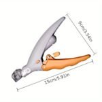 Pet Nail Clippers For Cats & Dogs - Easy-To-Use Led Lighted Nail Trimmer With Ergonomic Handle, Battery-Powered (Button Cell) For Safe & Precise Grooming, Pet Grooming Tool, Sleek Clipper Design, Durable Clipper Blade - Image 4