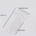 1Pair Gel 4D Anti-Abrasion Foot Artifact Heel Sticker Anti-Drop Heel Anti-Abrasion Foot Shoe Sticker, Shoe Size Is Changed To A Half-Size Insole, Length 5.51In/14Cm, Width 3.35In/8.51Cm - Image 3