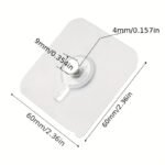 10Pcs Punch Free Wall Stickers Adhesive Non-Trace Wall Screw Hook Photo Frame Hook Strong Seamless Bathroom Wall Hook - Image 4