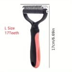 Pet Fur Knot Cutter Dog Grooming Shedding Tools Pet Cat Hair Removal Comb Brush Double Sided Pet Products Comb For Dog - Image 13