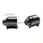 1Pc Camera, Video Surveillance Device, 480P Pixel, Wifi Connectivity, Mounted Receiver Camera, Mobile App Control For Viewing Surveillance, Suitable For Indoor Use In Living Room, Office, Car, Can Be Used As A Holiday Gift - Image 2