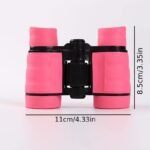 Durable Youngsters' Set - Shock-Proof, Manual Focus, 4X1.0X Magnification With 20Mm Objective Lens - Perfect For Bird Watching, Hiking & Educational Learning - Colorful Design In Green, Pink, Blue, For Bird Watching - Image 8