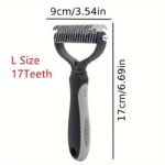 Pet Fur Knot Cutter Dog Grooming Shedding Tools Pet Cat Hair Removal Comb Brush Double Sided Pet Products Comb For Dog - Image 16