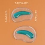 1 Pair Comfort Forefoot Cushion Pads For Sandals & High Heels - Invisible Silicone Half-Size Insoles, Non-Slip, Thick Design For Pain Relief, Self-Adhesive, Shoe Inserts|Invisible Insoles|Selfadhesive Insoles, Shoe Insoles - Image 2