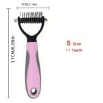 Pet Fur Knot Cutter Dog Grooming Shedding Tools Pet Cat Hair Removal Comb Brush Double Sided Pet Products Comb For Dog - Image 7