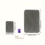Double Layer Cat Litter Trapping Mat, Non-Slip Waterproof Cat Cleaning Mat For Pet Toilet Kennel Litter Box - Image 2