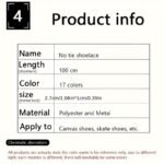 1 Pair Elastic No-Tie Shoe Laces With Diamond Buckle, Lightweight Acetate Rivet Laces, Solid Color Fashion Sneaker Laces, Hand Washable, Woven Craftsmanship, Sports Style - Image 2