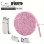 Cosylee Magnetic No-Tie Elastic Shoelaces - 1 Pair, Fashionable & Easy For Sneakers And Boots, Lazy, Suitable For Sports Shoes - Image 11