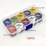 Multicolor Guitar Picks 50/100Pcs Mixed Abs Premium Plastic Guitar Picks For Acoustic Electric Guitars Bass Or Ukulele - Image 3