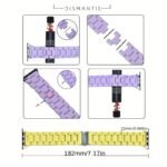 Candy Color Resin Strap For Apple Watch 41Mm 45Mm 38 42 44 40 Mm Macaron Replace Wrist Watchband Belt Smart Watch Iwatch Series Ultra 8 7 6 5 4 3 2 1 Band Accessories - Image 2