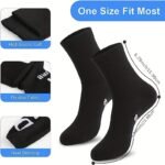 1 Pair Upmic Cotton Blend Knit Crew Socks, "Do Not Disturb I'M Watching Football" Letter Print, Sports Theme, Machine Washable, 70% Cotton 30% Polyester, 120G/M?, Novelty Gift Socks - Image 22