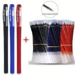23Pcs Neutral And Ballpoint Pen Set, Black Blue Red Refill Ballpoint Pen Bullet Tip 0.5Mm School And Office Stationery Set, Back To School Kawaii Accessories Stationery - Image 4