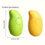 Lemon/Mango/Banana Styles, Multiple Options Available. Self-Cleaning Steam Cat Brush, One-Key Spray & Massage, Universal For Cats And Dogs. Standard Version (Fixed Head + 150Mah), Lemon Pro Version (2 Replaceable Heads + 400Mah Large Battery). - Image 2