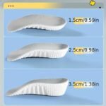 1.5Cm-3.5Cm(0.59In-1.38In) Eva Height Increase Insoles For Shoes Flat Feet Arch Support Insoles Sneakers Heel Lift Shoe Pads - Image 2