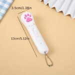 Projection Cat Teasing Pen, Rotating Gear To Project Different Patterns, Allowing Cats To Chase Patterns, White Light For Illumination, Checking Pet'S Body, Ears And Teeth, Usb Port For Convenient Charging, Multifunctional Cat Teasing Pet Toy - Image 2
