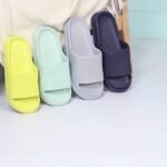 Solid Color Eva Pillow Slides, Soft Sole Lightweight Home Bathroom Slides, Non-Slip Comfort Beach Shoes - Image 16