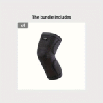 Breathable Compression Knee Support Sleeve With Elastic Compression Fit, Multi-Color (Orange/Green/Black) For Sports - Image 13