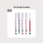 5Pcs/Set Extended Nib 20Mm Red Black Blue White Green Ink Long Head Markers Bathroom Woodworking Decoration Metal Plastic Wood Multi-Functional Write Deep Hole Marker Pens - Image 13