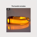 Pet Dogs Adjustable Luminous Collar For Night Safety - Striped Glow-In-The-Dark Collar For Night Walking - Image 14