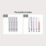 5Pcs/Set Extended Nib 20Mm Red Black Blue White Green Ink Long Head Markers Bathroom Woodworking Decoration Metal Plastic Wood Multi-Functional Write Deep Hole Marker Pens - Image 14