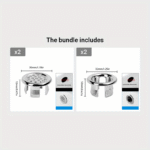 1Pc Wash Basin Overflow Ring, Neatly Decorated Cover, Sink Overflow Plug, Plastic Stainless Steel Basin Overflow Ring - Image 11