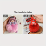 Adorable Plush Doll, Can Decorate Your Car, Dressing Table, School Bag, Handbag, Satchel. It Is A Beautiful Keychain, Given To Friends As A Gift For Valentine'S Day, Christmas, Easter - Image 24