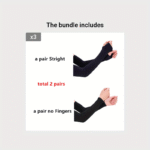 2 Pairs Cooling Arm Sleeves, Unisex Polyester Knit Fabric, Uv Protection, Sun Protection, Hand Washable, Pull-On Design For Sports, Running, Fishing, Cycling, Skiing - Image 15